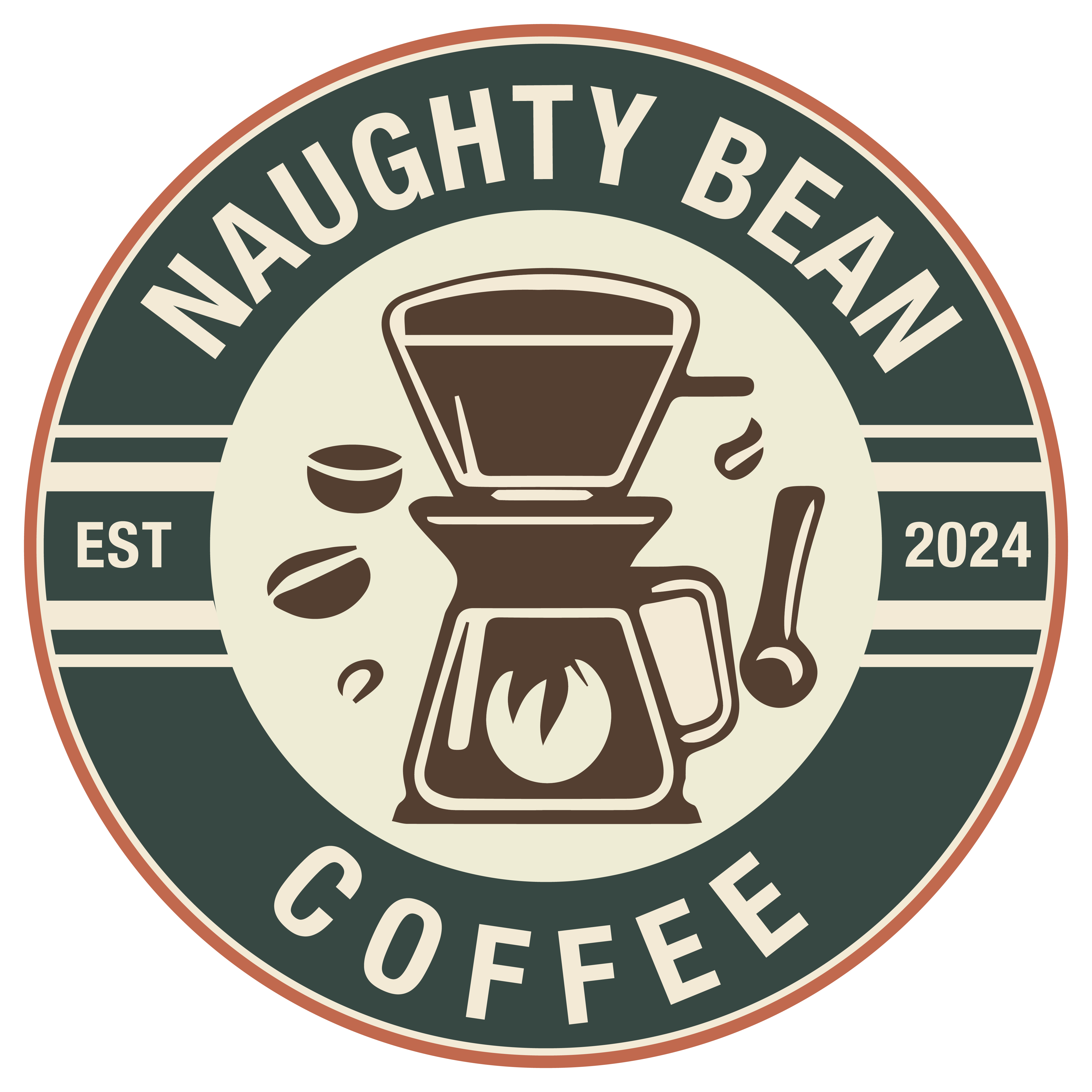 Naughty Bean Coffee logo